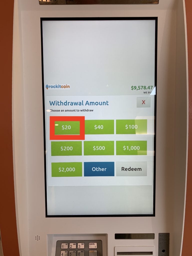 Withdrawal Amount